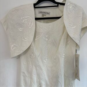 Marie St Claire Ivory Dress with Soutache Embroidery for Wedding and Cocktail S4